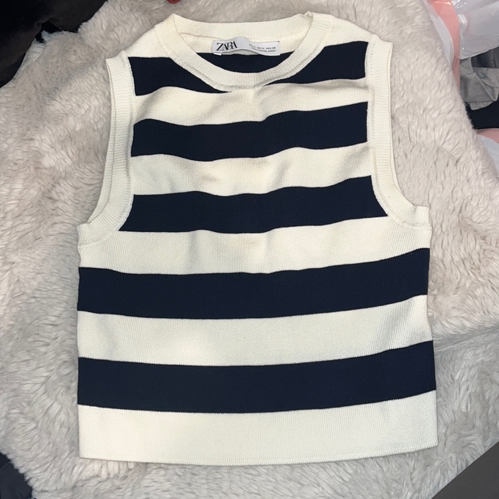 ZARA striped tank top